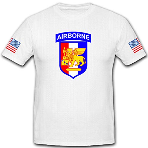 T-shirt militaire américain blanc XXXXXL régiment Airborne 325th Infantry # 9692
