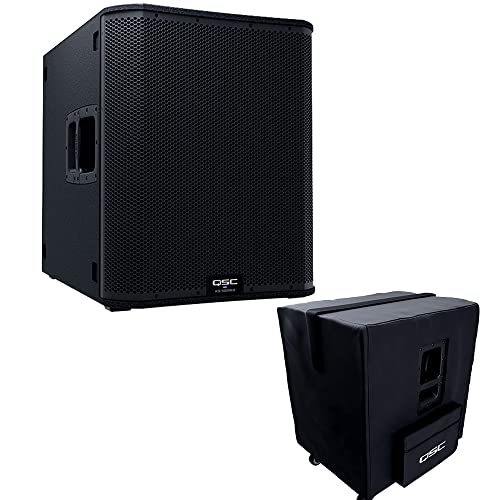 QSC KS118 - Paquete de subwoofer activo de 18" KS118-CVR Funda acolchada
