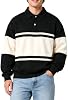 Camisas de Rugby para Hombre, Polo de Manga Larga a Rayas, Ropa para Regreso a Clases 4