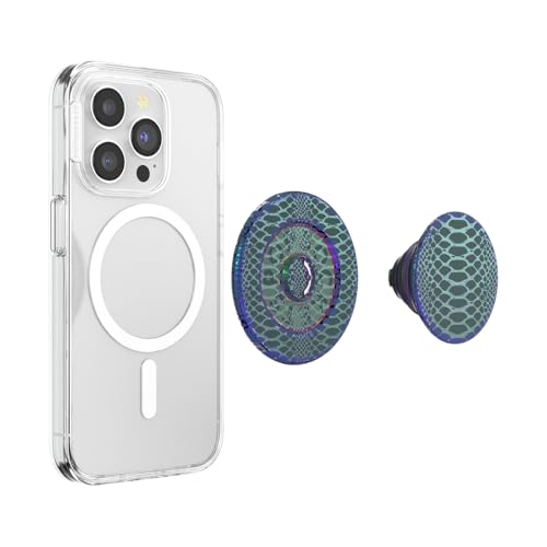 Image of PopSockets Phone Grip with Expanding Kickstand Compatible with MagSafe, Phone Holder, Wireless Charging Compatible - Scales