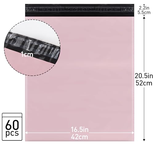 60 Pcs Postal Bag 16.5 x 20.5 Inch (420 x 520mm) - Image 2