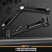 BRTEC Rear Upper & Lower Control Arms Assembly Compatible with Jeep Liberty 2004-2007 - 3pc Set