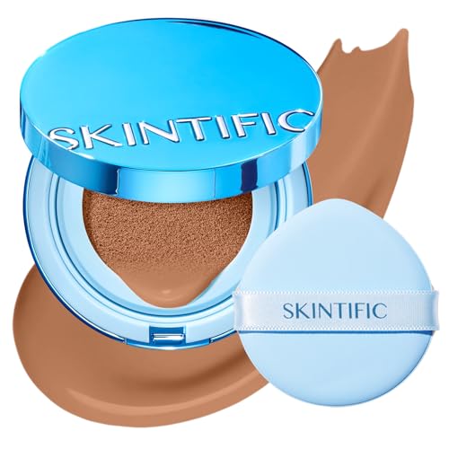 Image of SKINTIFIC Velvet Matte Cushion Foundation Blue #7NC Neutral Caramel