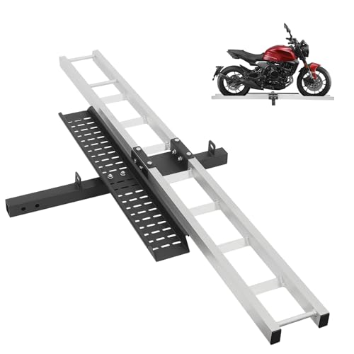 Porta moto de aluminio con capacidad 500 lbs para enganche