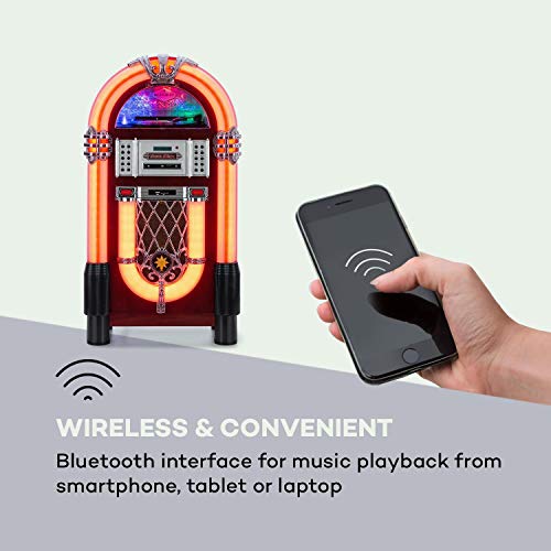 Auna Graceland DAB Jukebox mit Bluetooth und Plattenspieler