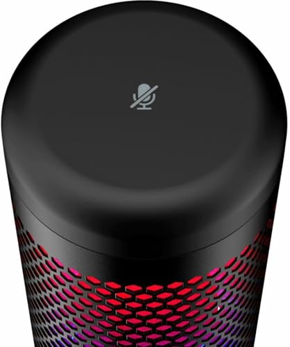 HyperX QuadCast S RGB USB Condenser Microphone for PC, PS4 and Mac, Anti-Vibration Shock Mount, Four Polar Patterns, Pop Filter, Gain Control, Gaming, Streaming, Podcasts (Renewed) - Image 15