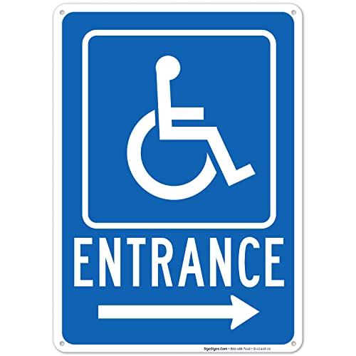 Panneau d'entrée pour handicap antirouille et résistant à la décoloration