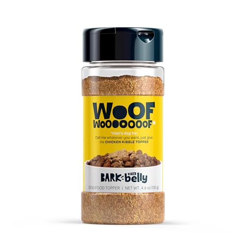 Barkbox Chicken Dog Treat Topper, High Protein Ingredients for All Breeds, Rosemary Extract for Large & Small Breeds, Elevate Dog Food Dining - Shake & Pour for Dog Bowls