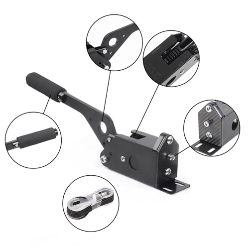 Freno de estacionamiento con sensor Hall de 14 bits para control de derrape preciso en PC SIM 6