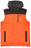 CAT Men's HiVis Hooded Work Vest, HiVis Orange/Dark Shadow, XX-Large