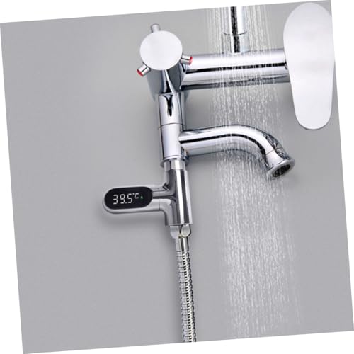 Thermomètre LED rotatif pour douche et bain affichage de température d'eau sans pile - 4