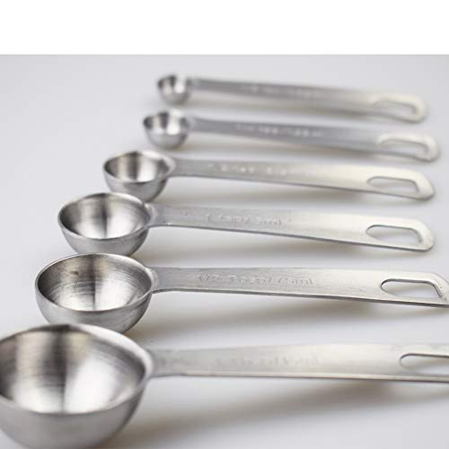 BESTZY Measuring Spoons Set of 6 Misurini in