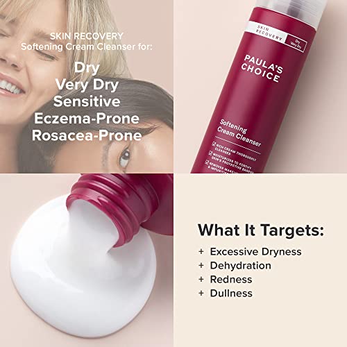 Paula's Choice Skin Recovery Cream Cleanser, 16 Ounce Bottle For Extra Sensitive, Redness And Rosacea Prone Skin, Normal To Very Dry Facial Skin #TOP3