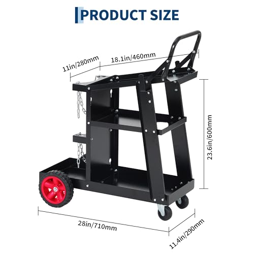 3-Tier Heavy Duty Welder Cart