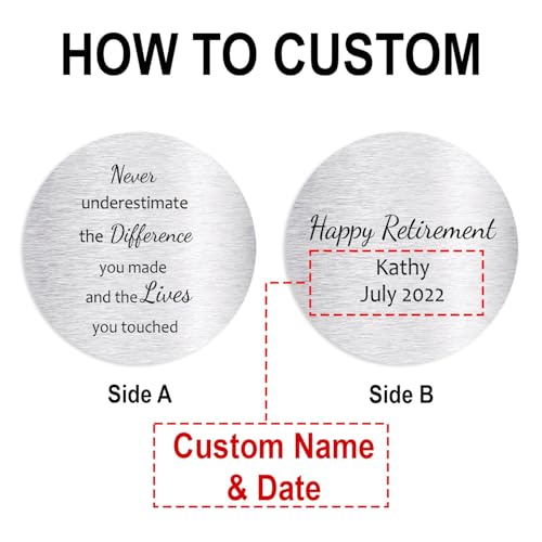 Image of Personalized Retirement Wind Chimes for Outside, 36 inch Happy Retirement Gift for Women, Men, Coworker, Colleague, Boss, Teacher, Nurse, Friend, Going Away Garden Patio Decor