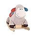 B. toys – Loopsy Wooden Rocking Sheep – Large Plush Ride On – Rodeo Rocker – Rocking Horse for Toddlers & Babies – 18+ Months