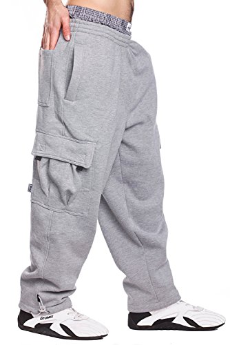 Mens Fleece Cargo Sweatpants
