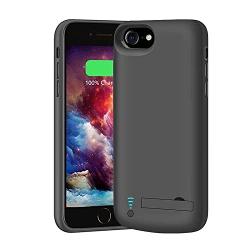 BAHOND [Upgraded] Battery Case for iPhone SE 2020/8 / 7 / 6S / 6 5000mAh Rechargeable Extended Battery Charging/Charger Case Adds 2x Extra Juice Support Wire Headphones (New 4.7 inch)