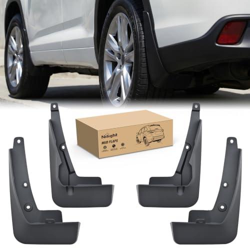 Image of Nilight Mud Flaps Splash Guards for Toyota Highlander 2020-2026