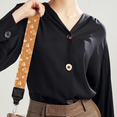 Image of Adjustable Purse Strap Replacement, Wide Shoulder Canvas Bag Strap, Crossbody Handbag Strap
