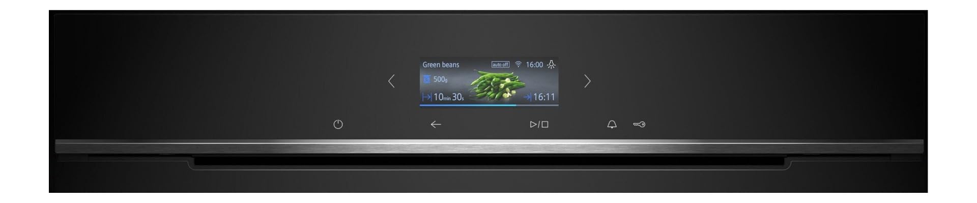 Siemens HB734G1B1 iQ700 - Horno empotrable inteligente, 60 x 60 cm, fabricado en Alemania, negro, ecoClean & humidClean, autolimpieza, Air Fry, programas automáticos, pantalla táctil a color,