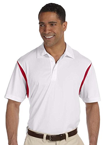 Polo homme grande taille XXXX-Large Harriton M356 blanc