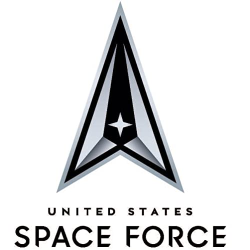 United States Space Force Logo on Clear Decal 4.25" X 5" by Mitchell Proffitt - Used condition - US$8.91