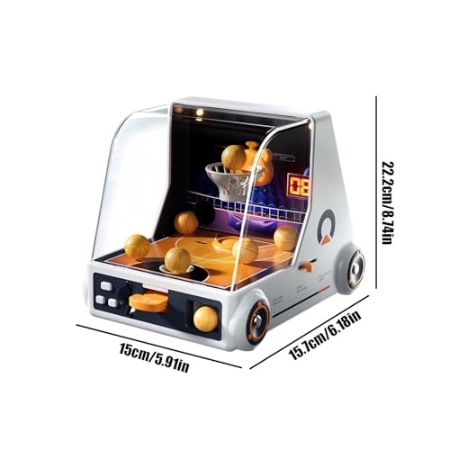Jeu de basket-ball de table interactif pour mini lancements de ballons - 6