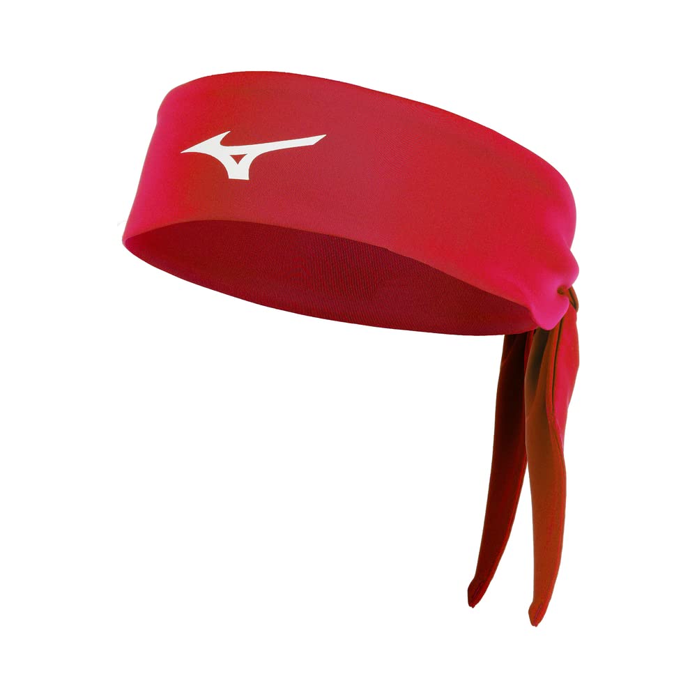Mizuno Knotted Headband, Red, One Size Fits Most-image-33