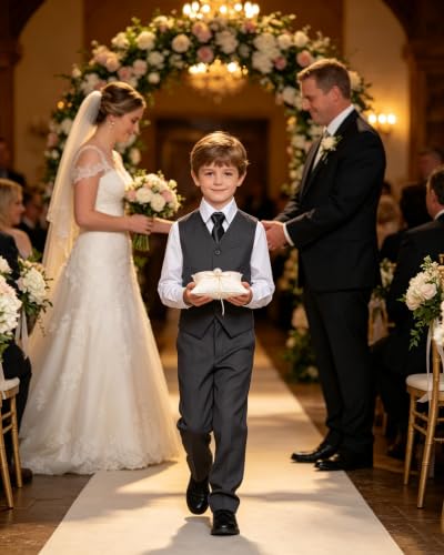 Image of Kids Vest for Boys Formal Suit Vests