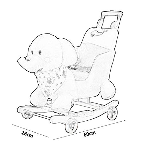 Schaukelpferd Geschenk Netter Innenschwingstuhl Großes Baby Spielzeug Kinder Multifunktional Schaukelspielzeug HUYP… – Bild 4