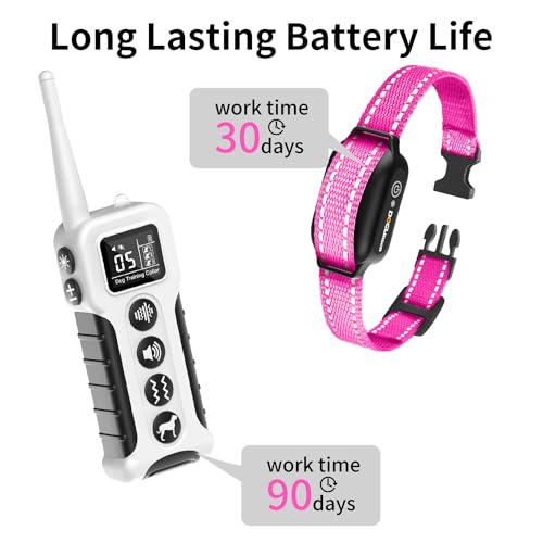 DOGLinsen No Shock Dog Training Collar with Remote 3300ft Range, Vibrating Dog Collar, Vibration Collar for Small Medium Large Dogs, 9 Style Tones and Vibration Collar by DOGLinsen - Image 7