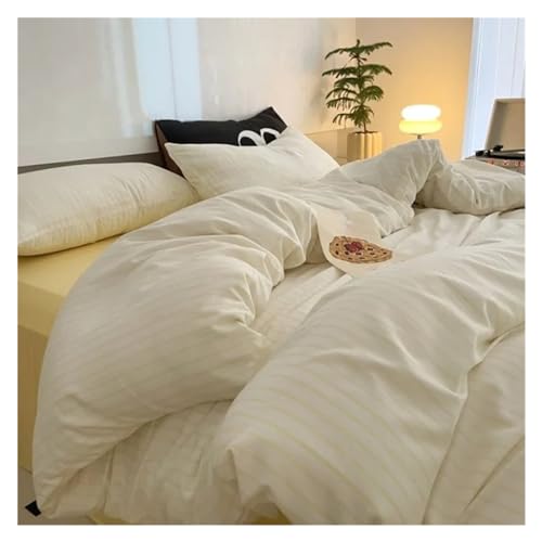 Couette en coton rayé pour éliminer la chaleur nocturne avec style