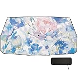 Pliable et facile à ranger : ce pare-soleil pour pare-brise avant de voiture est pratique et rapide à ouvrir et à ranger. Il suffit de le déplier et de l'étendre à votre pare-brise de voiture en quelques secondes, aucun outil n'est nécessaire. Avec un rangement en cuir, vous pouvez le plier dans un sac et le mettre dans la porte de votre voiture, la commande centrale, la boîte à gants et le coffre de voiture pour économiser de l'espace.