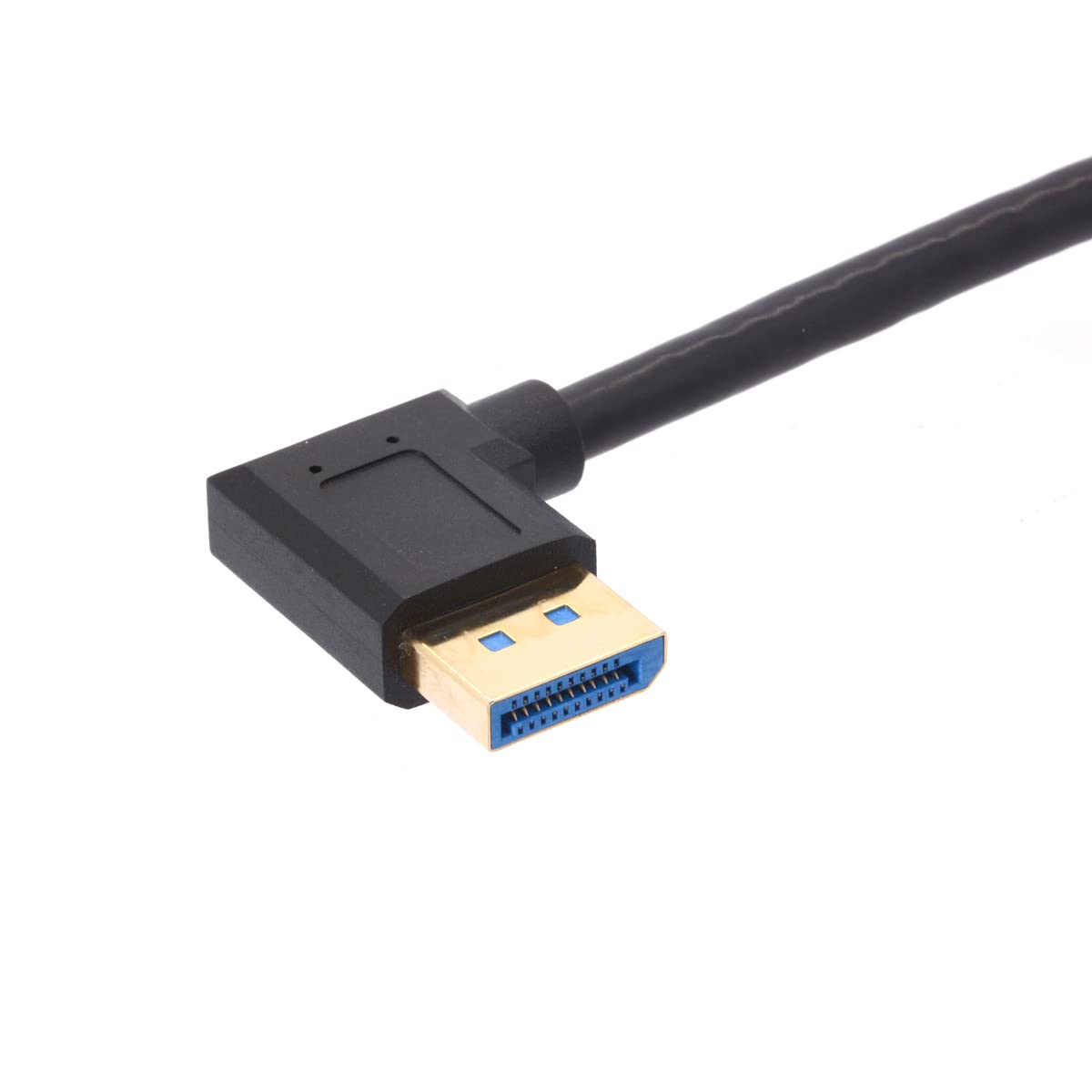 Cavo DisplayPort 8K Angolato 90&deg; - Prolunga Maschio A Femmina, 30 Cm