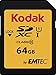 KODAK SDXC Card 64GB UHS-I U1 V10 Premium, up to 85MB/s Read Speed, for Full HD Video and High-Resolution Pictures, Compatible with SDXC Standard - EKMSD64GXC10K