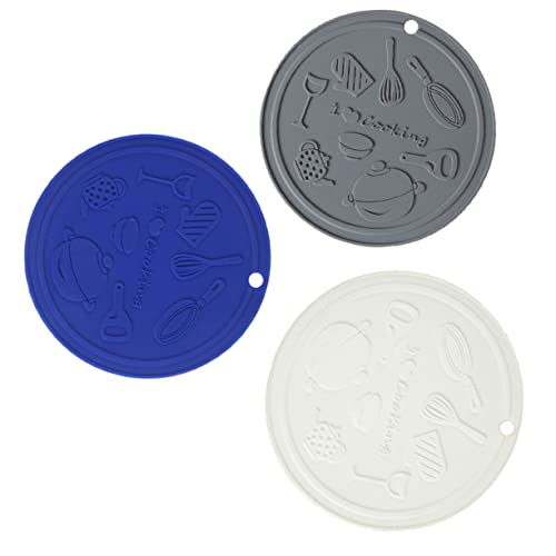 NAMOARLY 3Piezas Salvamanteles De Silicona con Letras Manteles Aislantes Térmicos para Mesa Protectores De Calor para Comedor Accesorios De Cocina Coloridos y Prácticos
