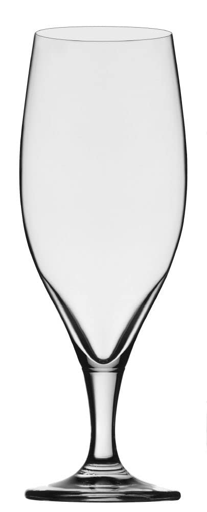 Stölzle LausitzIserlohn beer glasses, set of 6, Pils glasses, 0.4 litres, beer glass, 0.4 litres, made of crystal glass, 0.4 litres, dishwasher-safe