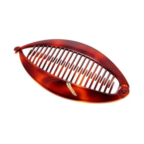 Trade Shop - Set 2 Pezzi Fermacoda Pesce Maculato 14 Cm Capelli Ferma Coda Ferma Capelli