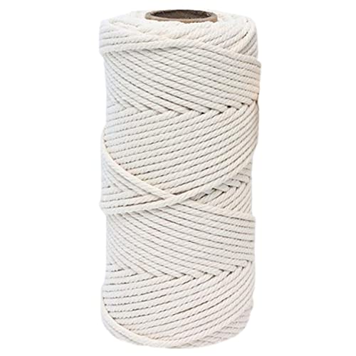Cuerda de encaje de algodón resistente para tejer tapices de macramé estables 2