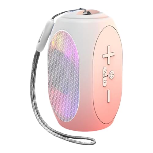 Uonguon Altavoz inalámbrico, altavoz inalámbrico portátil, 4.5 x 2.5 x 2.36 pulgadas, diseño resistente, impermeable, larga reproducción, caja de sonido de música para el hogar, ducha, playa y