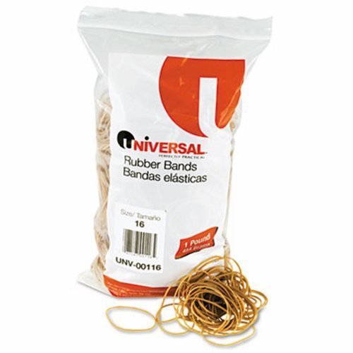 Universal Rubber Bands, Size 16, 1lb Pack -Sold as a 3 Pack