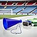4pcs Cheering Horn Plastic Mini Megaphone Cheerleader Shouting Cone Megaphone Director Prop Plastic Loudspeaker Football Match Megaphone The Toddler Microphone Sports
