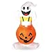 Joiedomi Halloween Blow Up Inflatable Ghost in Pumpkin Overall for Halloween Outdoor Yard Decoration (5 ft Tall)