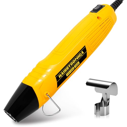 haisstronica Mini Heat Gun 350W, 2 Temp Settings 482°F/752°F (250°C/400°C), Hot Air Tool with...