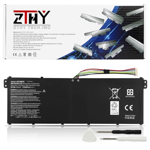 Image of AC16B7K AC16B8K Laptop Battery Replacement for Acer Aspire V5-572 V5-573 | Chromebook 15 CB515-1H CB515-1HT CB515-1H-C019 CB515-1H-C1VS CB515-1H-C3MD CB515-1HT-P6W6 CB515-1HT-P5K9 CB515-1HT-P73H 48Wh