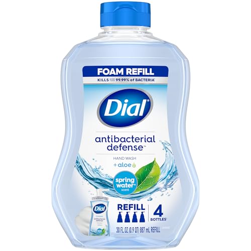 Image of Dial Antibacterial Foaming Hand Wash Refill, Spring Water, 30 Ounce