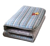 Colchón futón, colchón de Suelo portátil Plegable, futón japonés Doble, colchón Plegable Enrollable, colchón para Dormir en el Suelo, Cama portátil para Invitados, sofá, colchón para Dormir