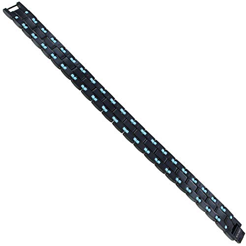 Rochet Roma Moto Gp Racing Mens Checker Pattern Black Blue Bracelet Regular #TOP3