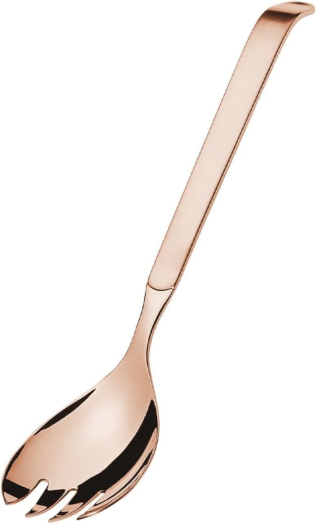 AMEFA Buffet Salad Fork Long | Salad Servers | Serving Fork for Catering & Buffet | Serving Cutlery | 18/10 Stainless Steel | Satin | Copper | Length: 30 cm